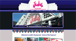 Desktop Screenshot of judiesrestaurant.com