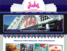 Tablet Screenshot of judiesrestaurant.com